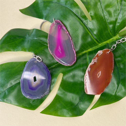 Agate Key Chain